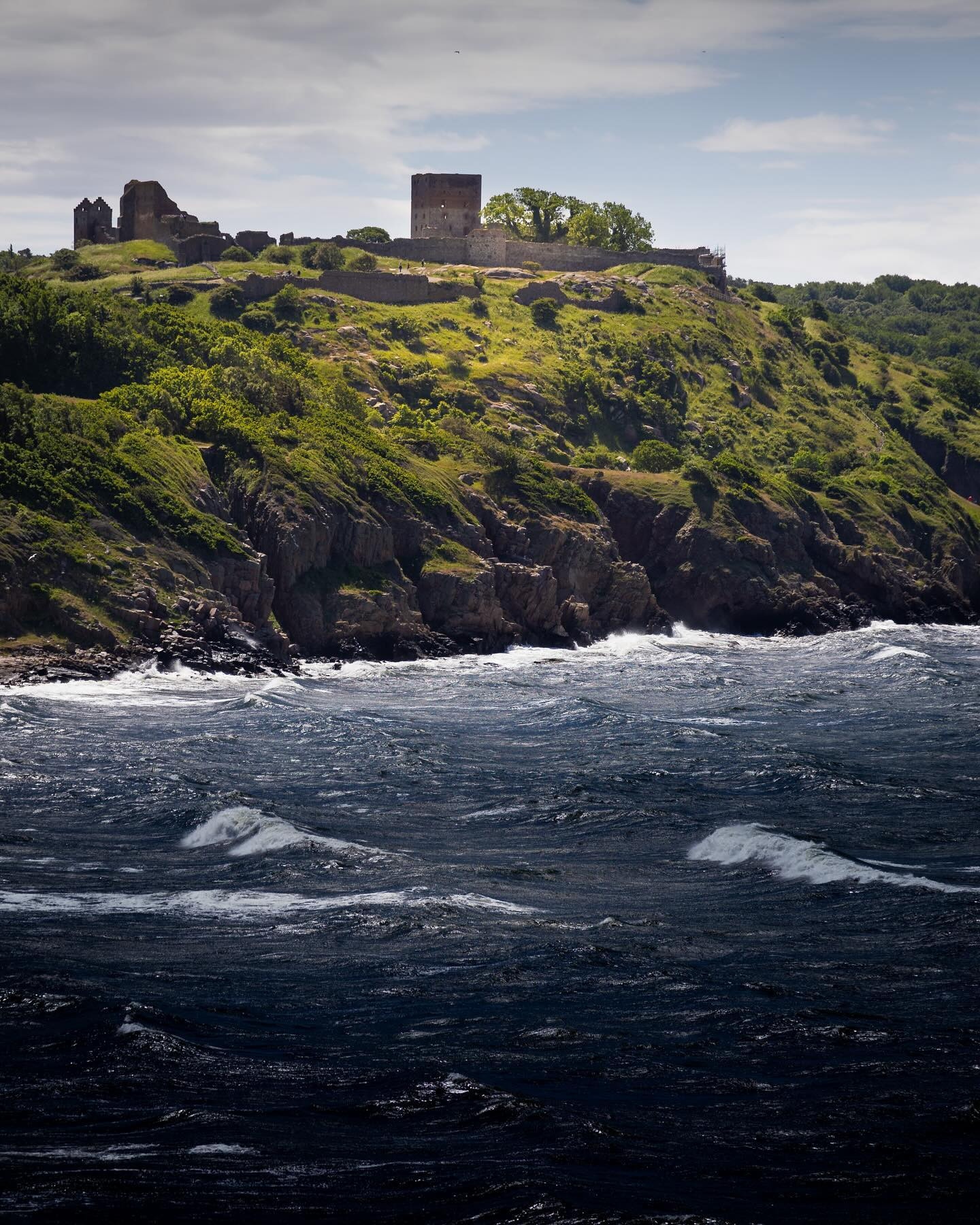 Hammerhus seen from Hammerknuden. #canoneosr6markii #eosr6markii #sigma24105art @visit_bornholm